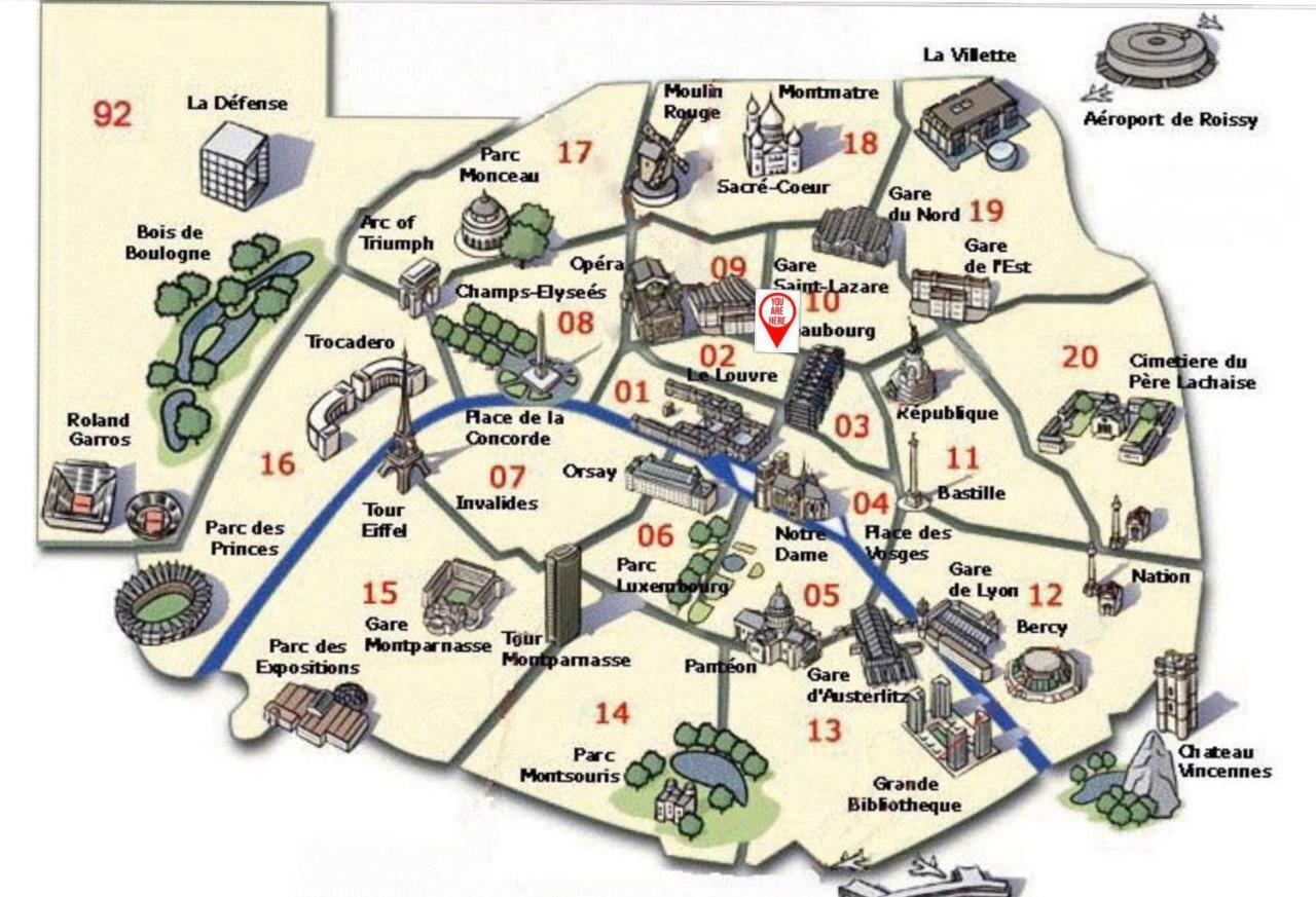 50M2 Rue Rambuteau/Pompidou/Marais/Hotel De Ville باريس المظهر الخارجي الصورة